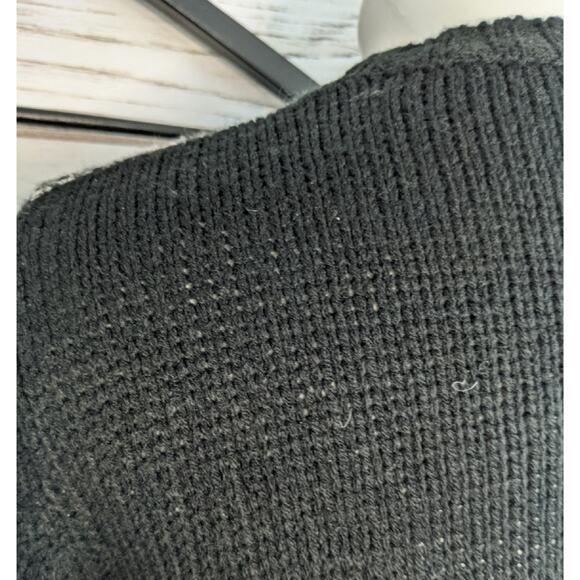Collective Concepts Marbled black Sweater sz M - Picture 4 of 7